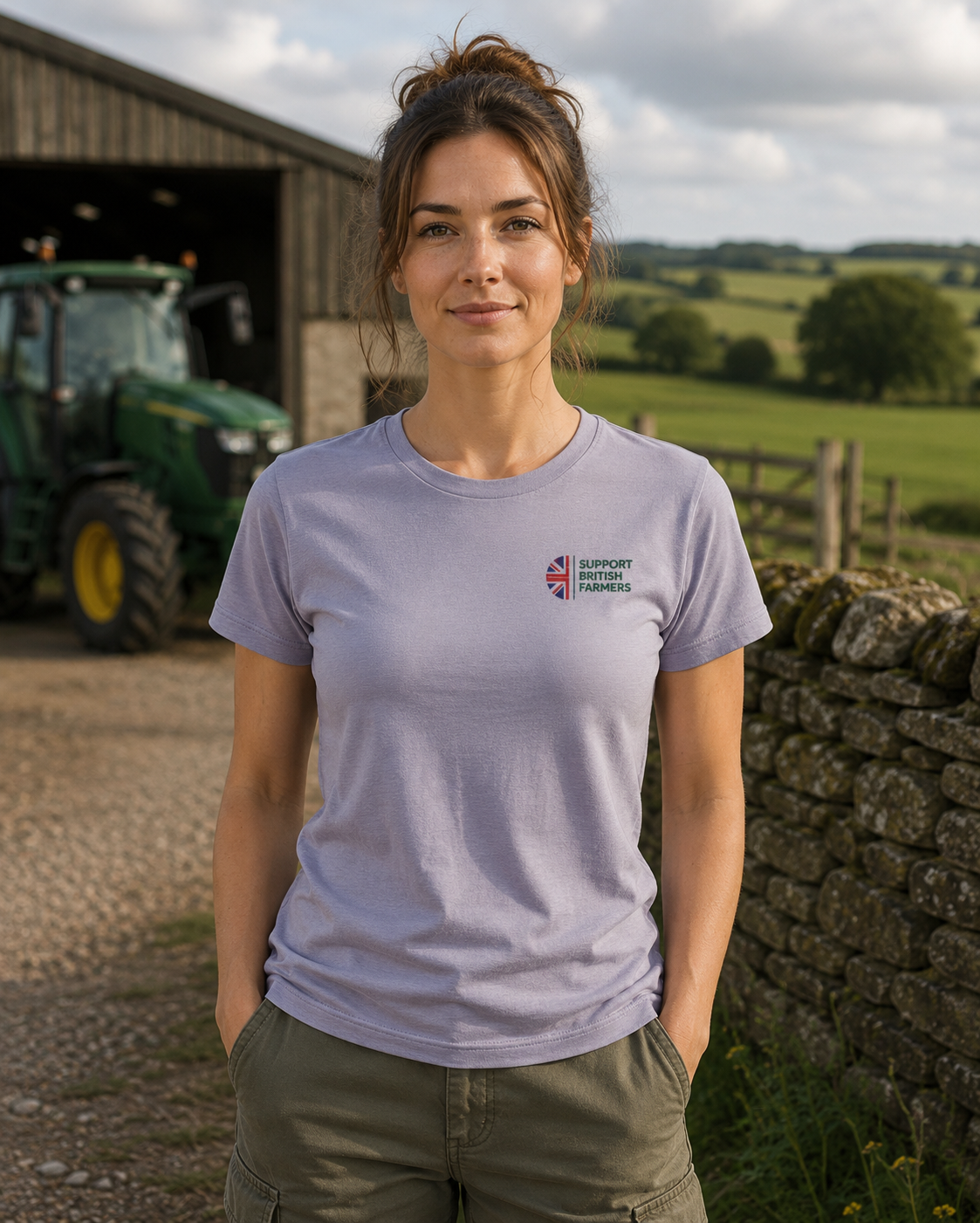 Women's T-Shirt Support British Farmers