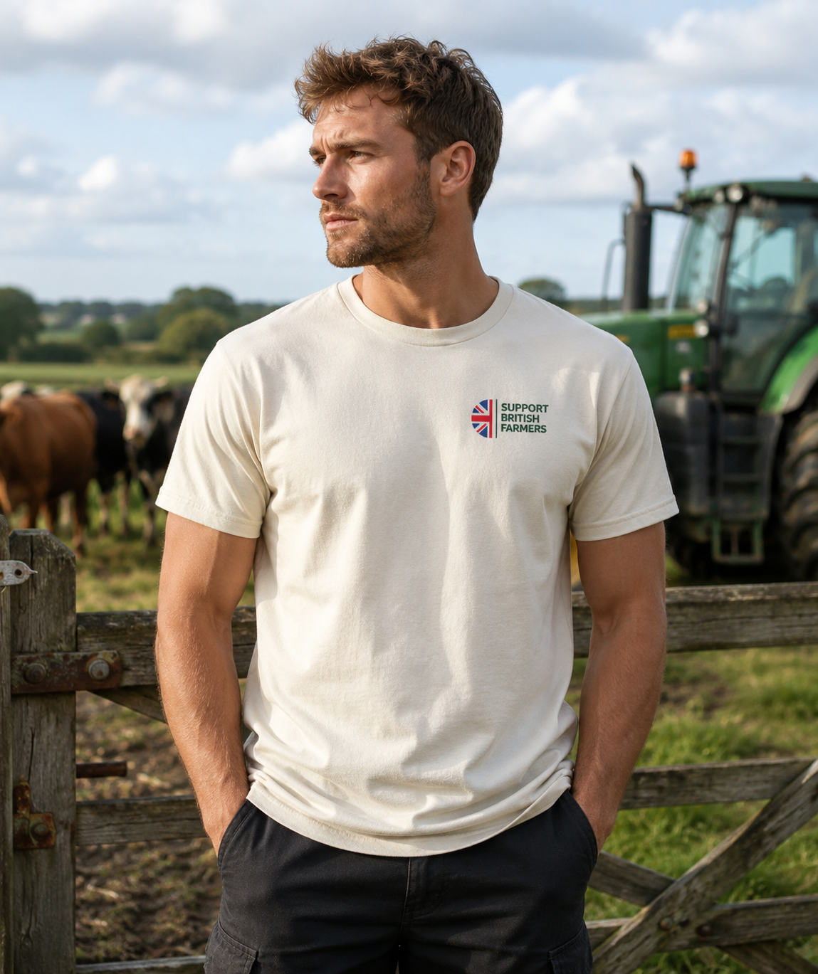 Gildan SoftStyle® Ringspun T-Shirt Support British Farmers