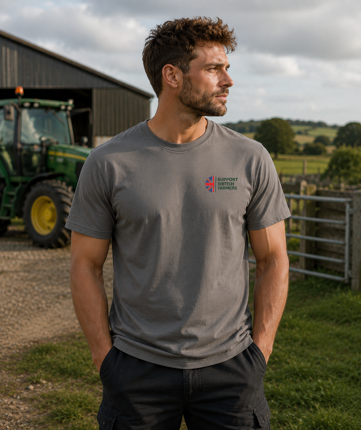 Gildan SoftStyle® Ringspun T-Shirt Support British Farmers