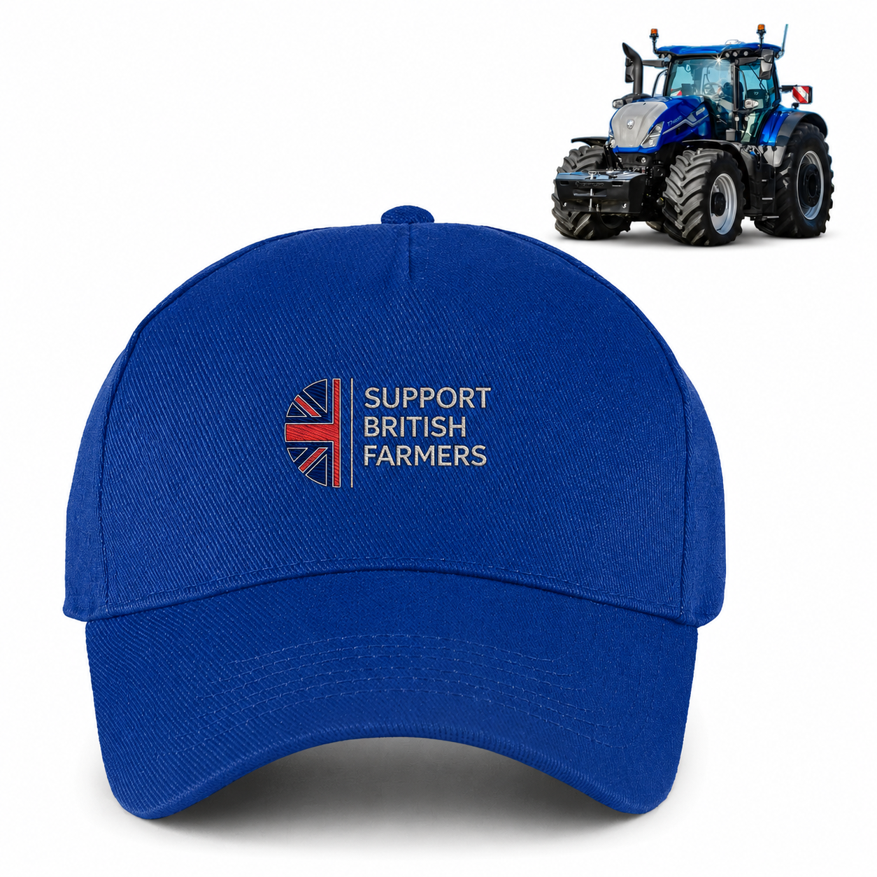 Tractor Colour Kids Cap Support British Farmers