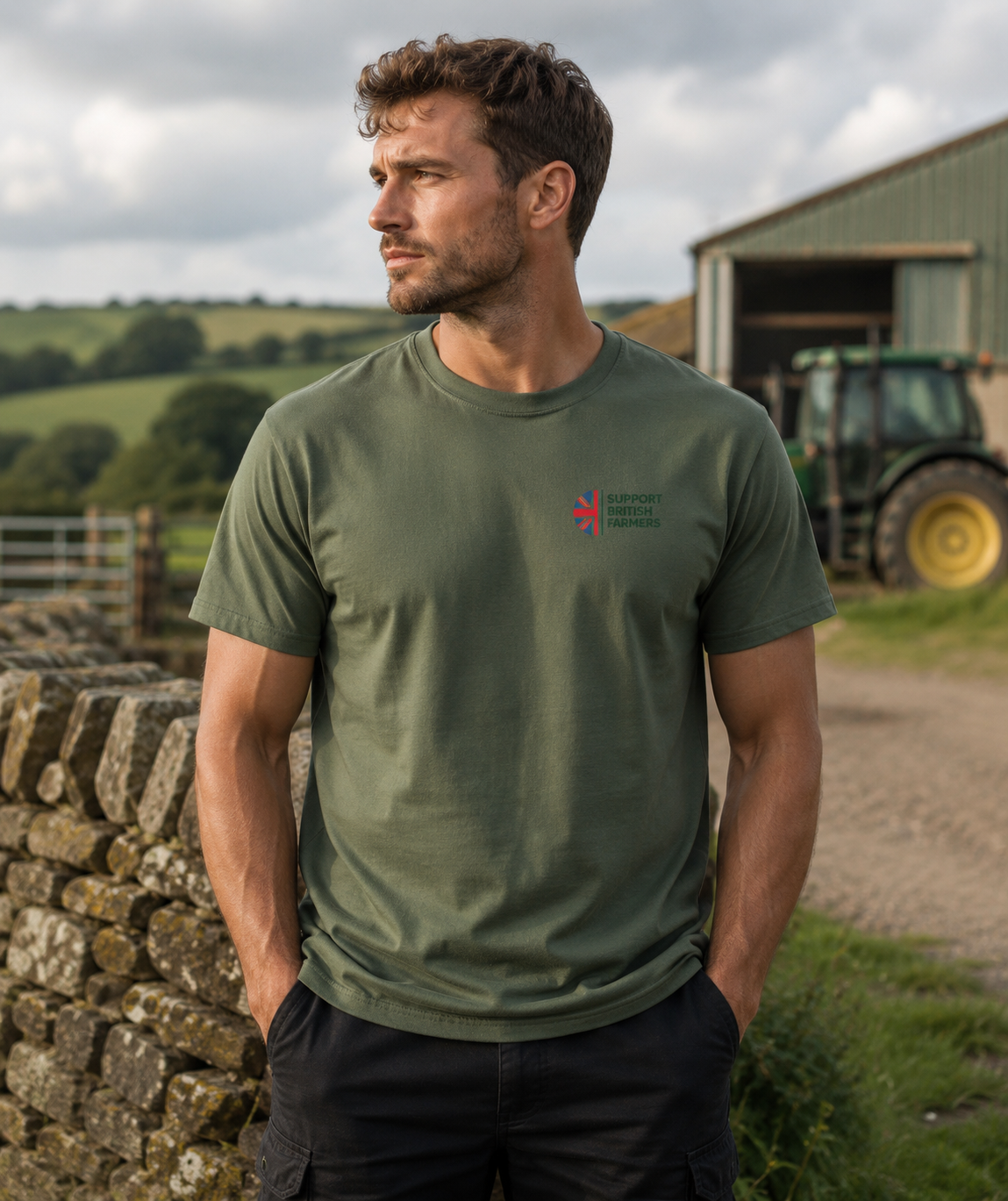 Gildan SoftStyle® Ringspun T-Shirt Support British Farmers
