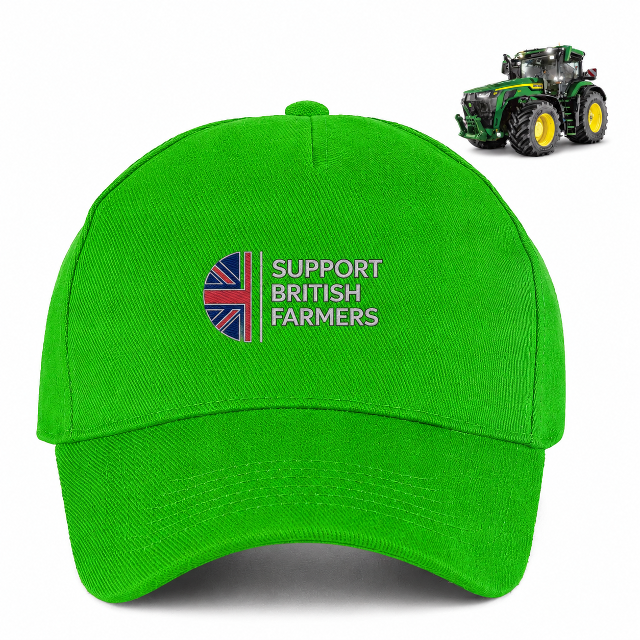 Tractor Colour Kids Cap Support British Farmers
