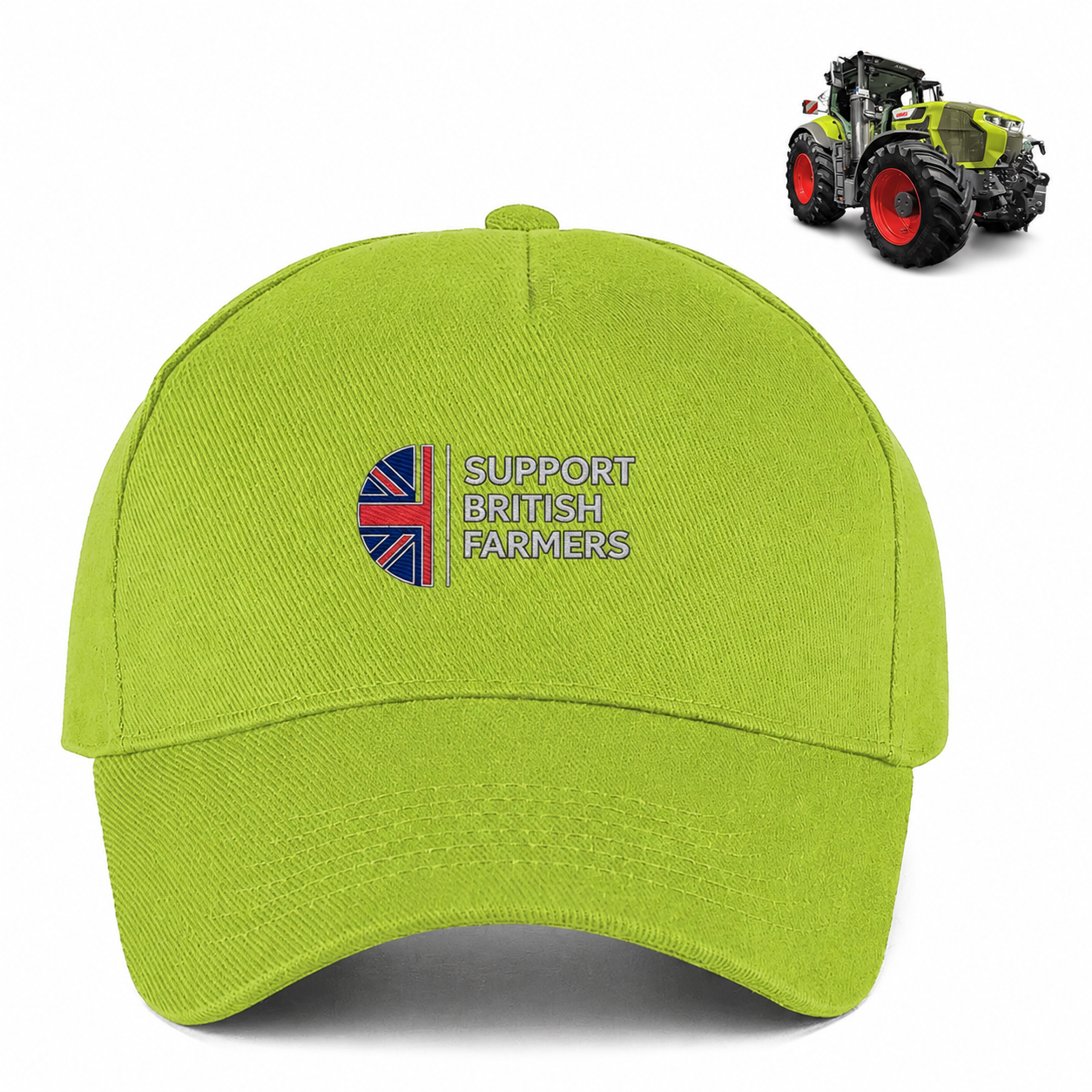 Tractor Colour Kids Cap Support British Farmers