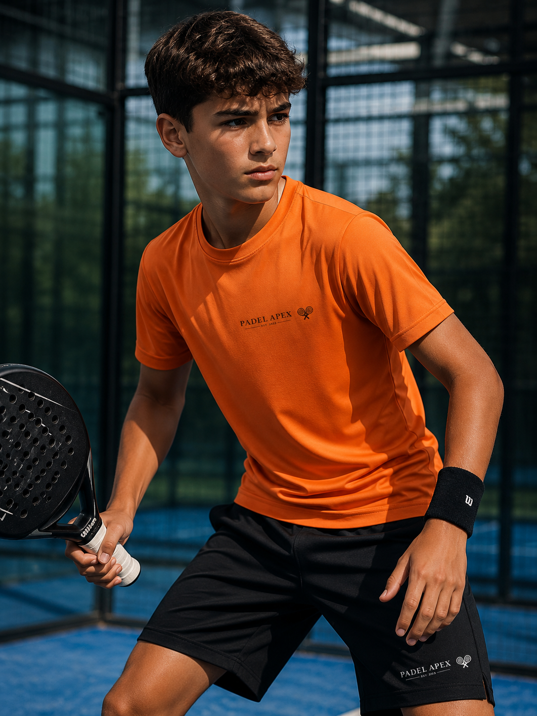 PADEL APEX - Kids T-Shirt - Lightening Orange