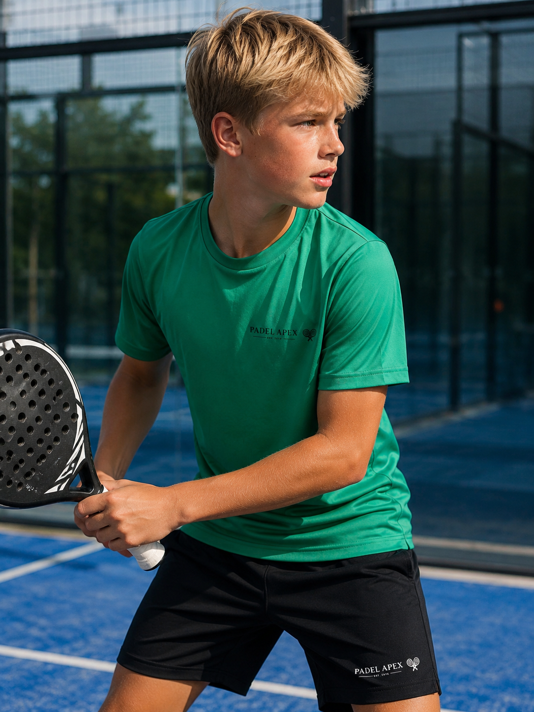 PADEL APEX - Kids T-Shirt - Green