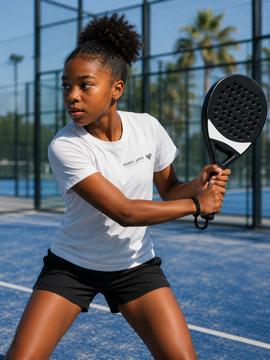 PADEL APEX - Kids T-Shirt - Cool White