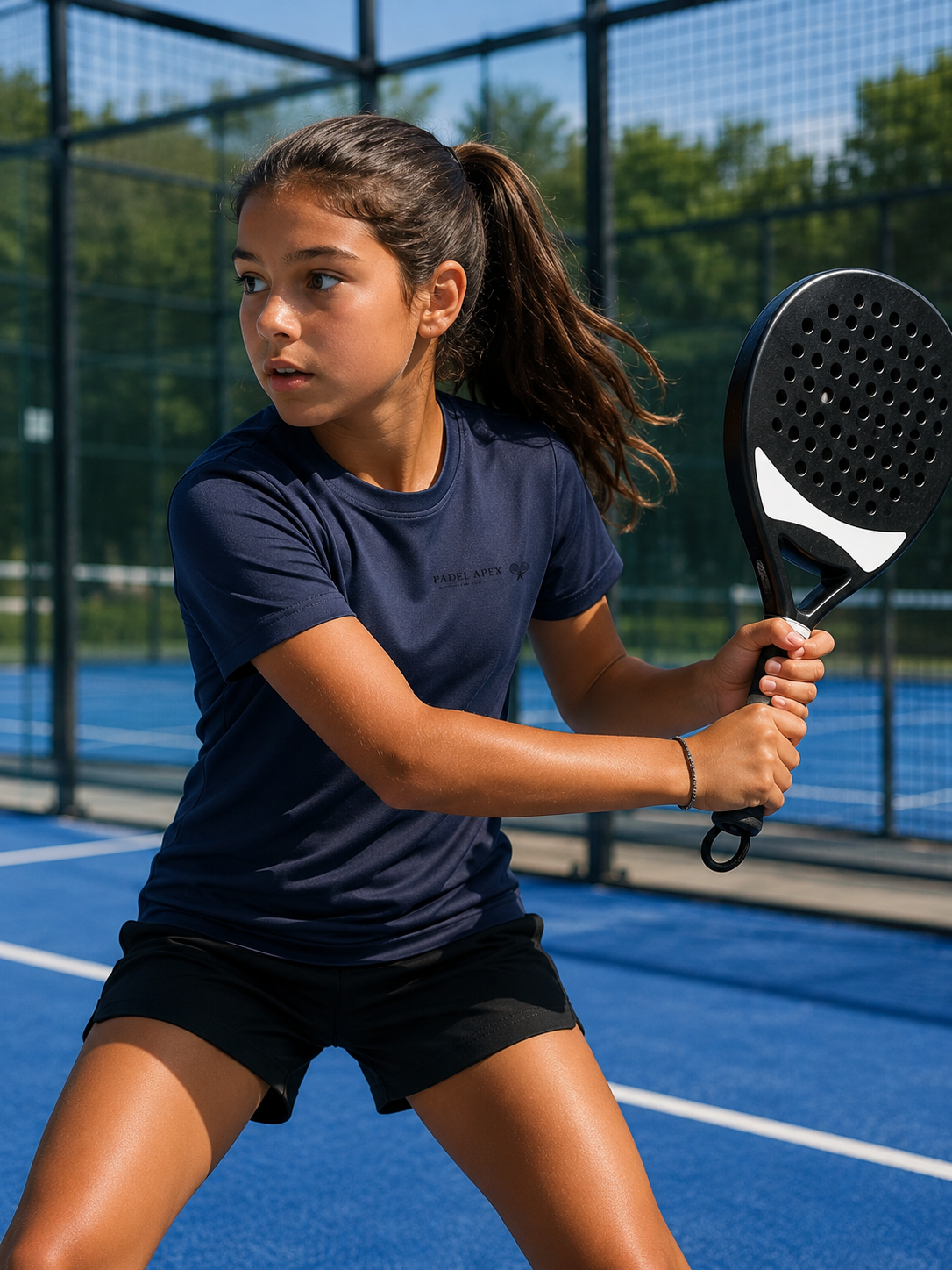 PADEL APEX - Kids T-Shirt - Navy