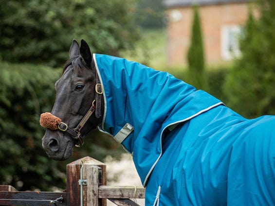 100g Turquoise Turnout Rug Neck Cover