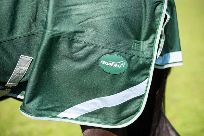 200g Detachable Neck Turnout Rug - Hunter Green